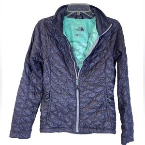 The North Face Women's Smal Thermoball Full-Zip Jacket Purple Teal C775 !READ!